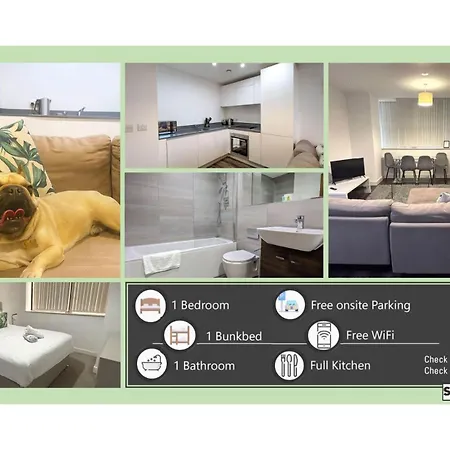 Pet-friendly 1br Sleeps 4 In Bmh Centre With Parking * Birmingam